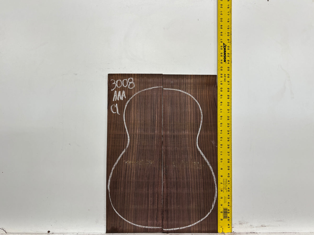 East Indian Rosewood Classical AAA Grade Guitar Back & Side Set #3008 - Exotic Wood Zone