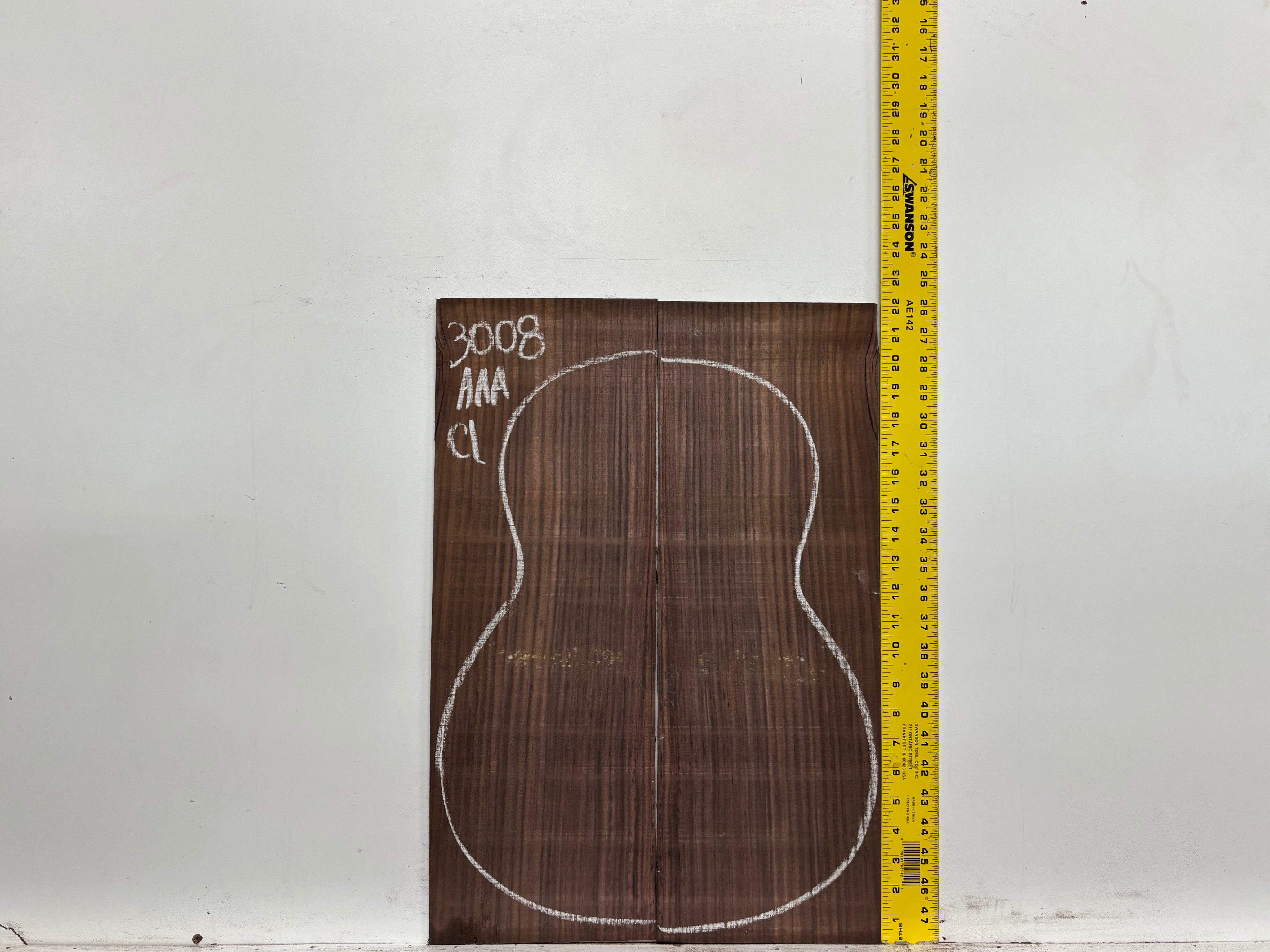 East Indian Rosewood Classical AAA Grade Guitar Back & Side Set #3008 - Exotic Wood Zone