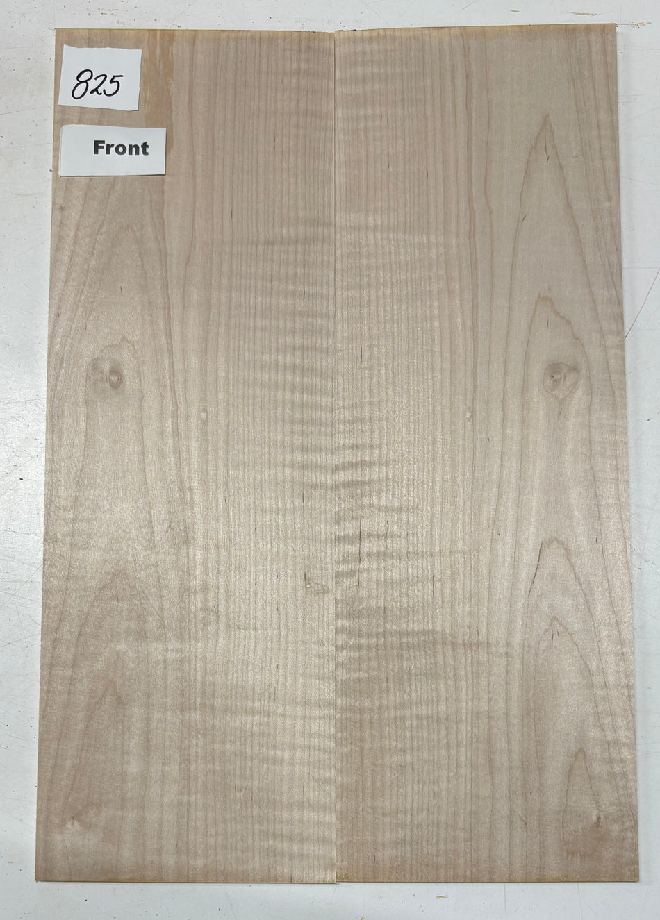 Flame Hard Maple Guitar Drop Top- 21" x 7-1/8" x 1/4" #825