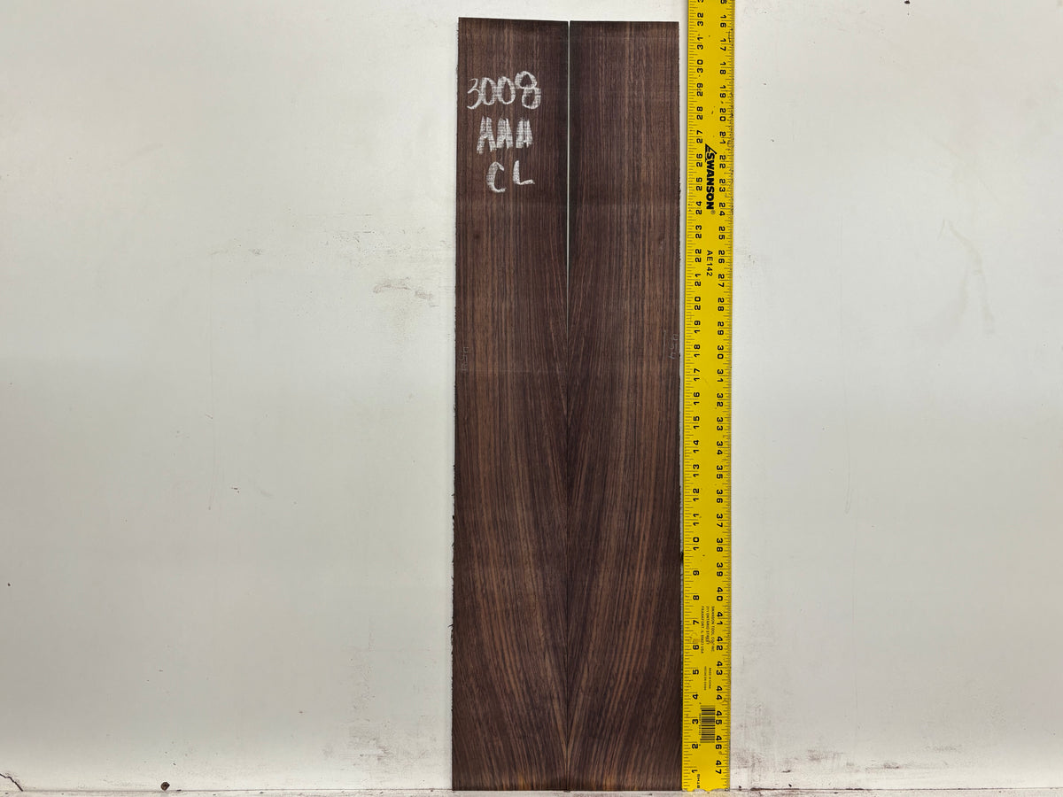 East Indian Rosewood Classical AAA Grade Guitar Back & Side Set #3008 - Exotic Wood Zone