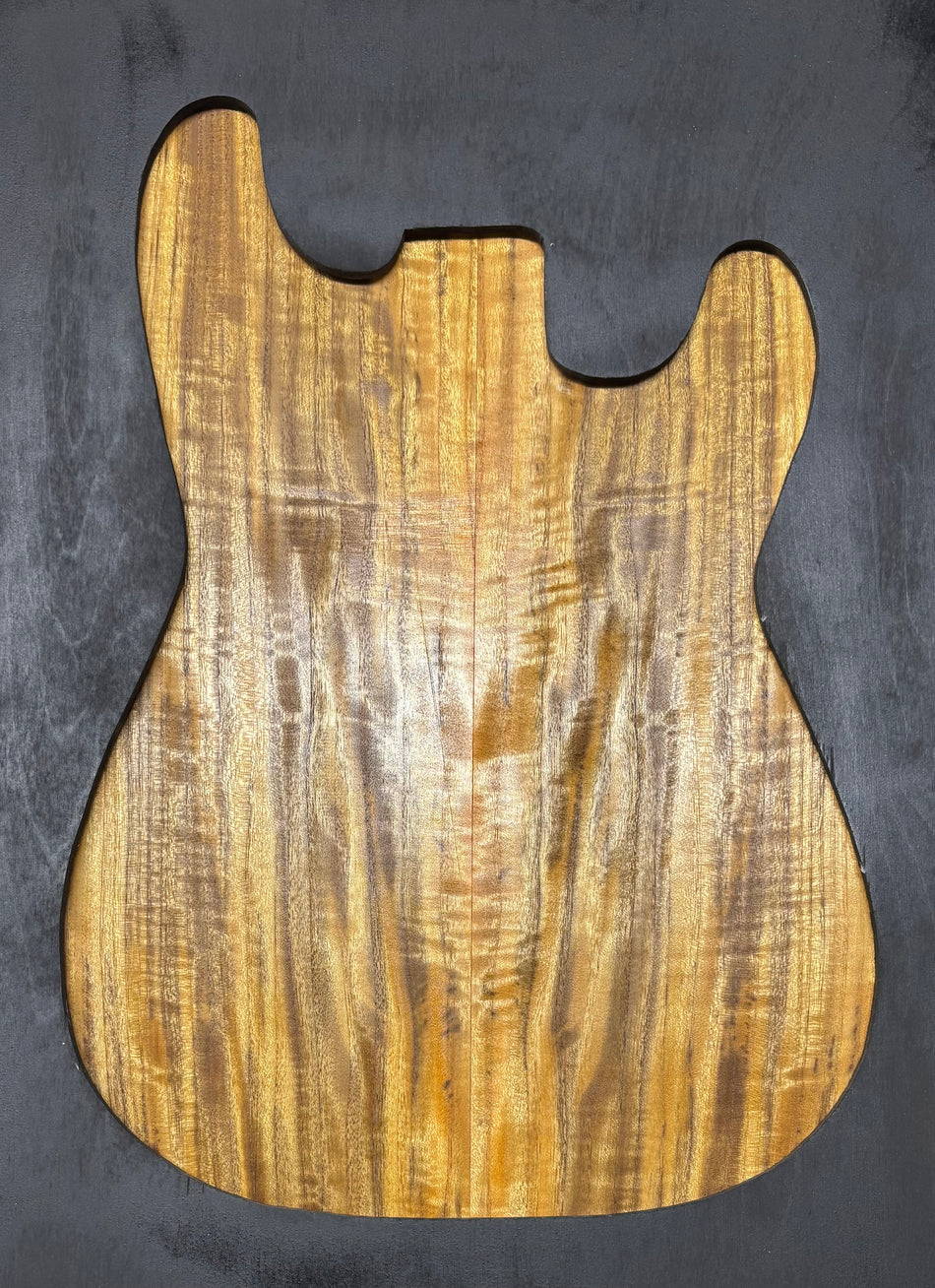 Juego de tapa abatible para guitarra Brown Mallee Burl 21" x 14" x 1/4" #61