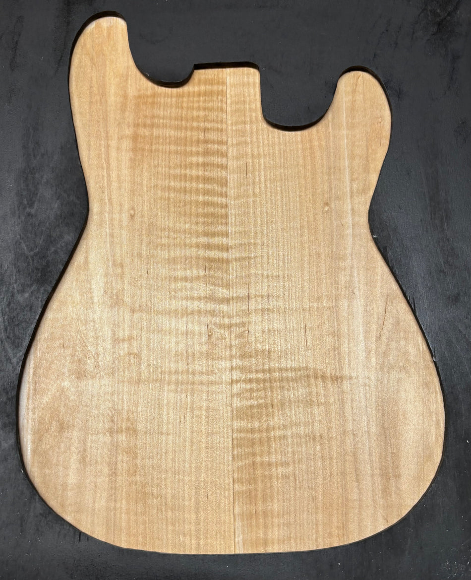 Flame Hard Maple Guitar Drop Top- 21" x 7-1/8" x 1/4" #825