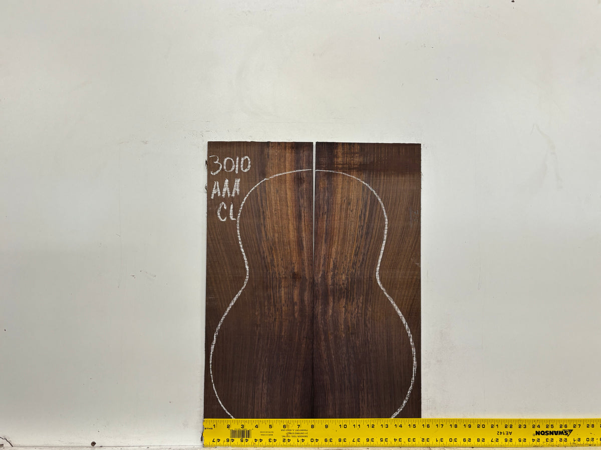 East Indian Rosewood Classical AAA Grade Guitar Back & Side Set #3010 - Exotic Wood Zone