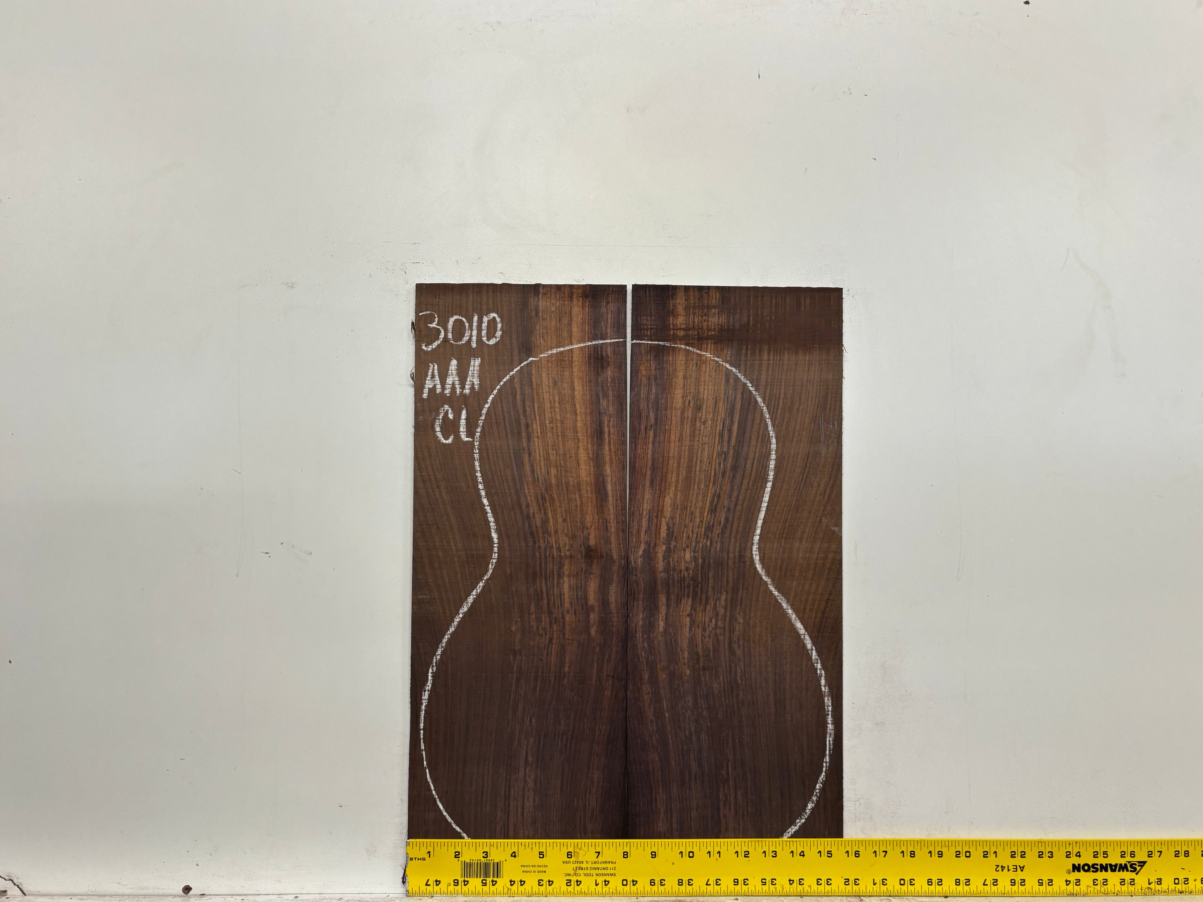 East Indian Rosewood Classical AAA Grade Guitar Back & Side Set #3010 - Exotic Wood Zone