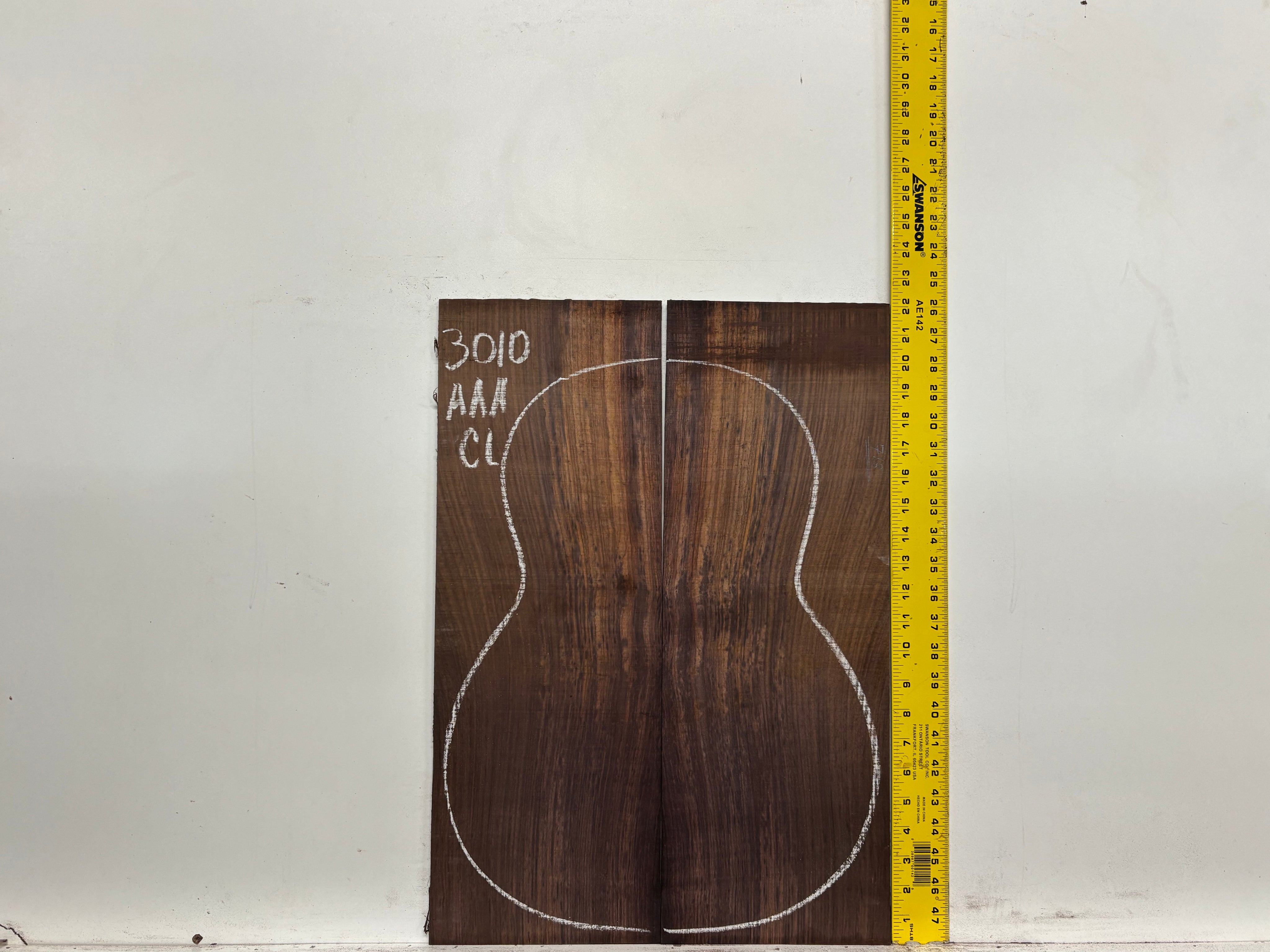 East Indian Rosewood Classical AAA Grade Guitar Back & Side Set #3010 - Exotic Wood Zone