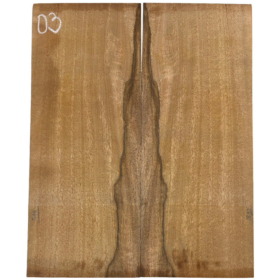 Chocolate Mango Dreadnought Guitar Back Set #03