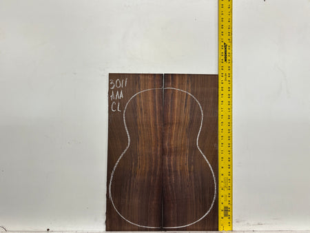 East Indian Rosewood Classical AAA Grade Guitar Back & Side Set #3011 - Exotic Wood Zone