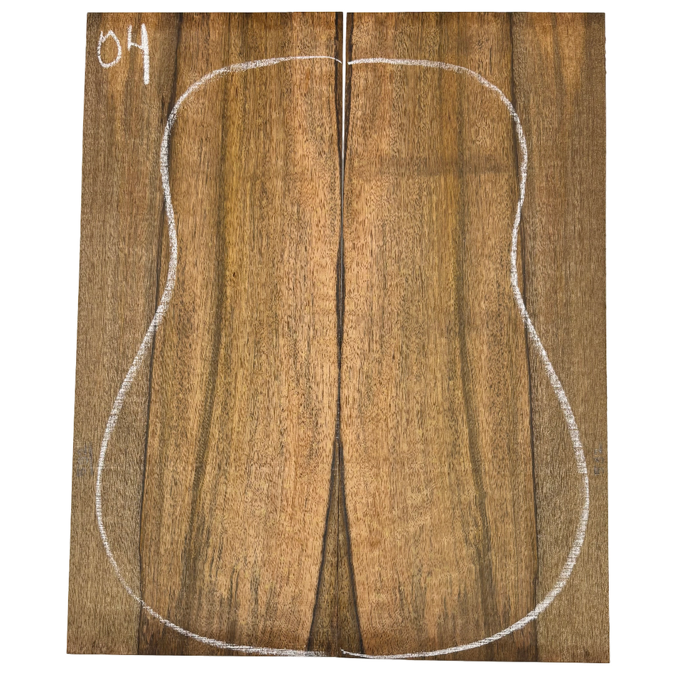 Chocolate Mango Dreadnought Guitar Back Set #04