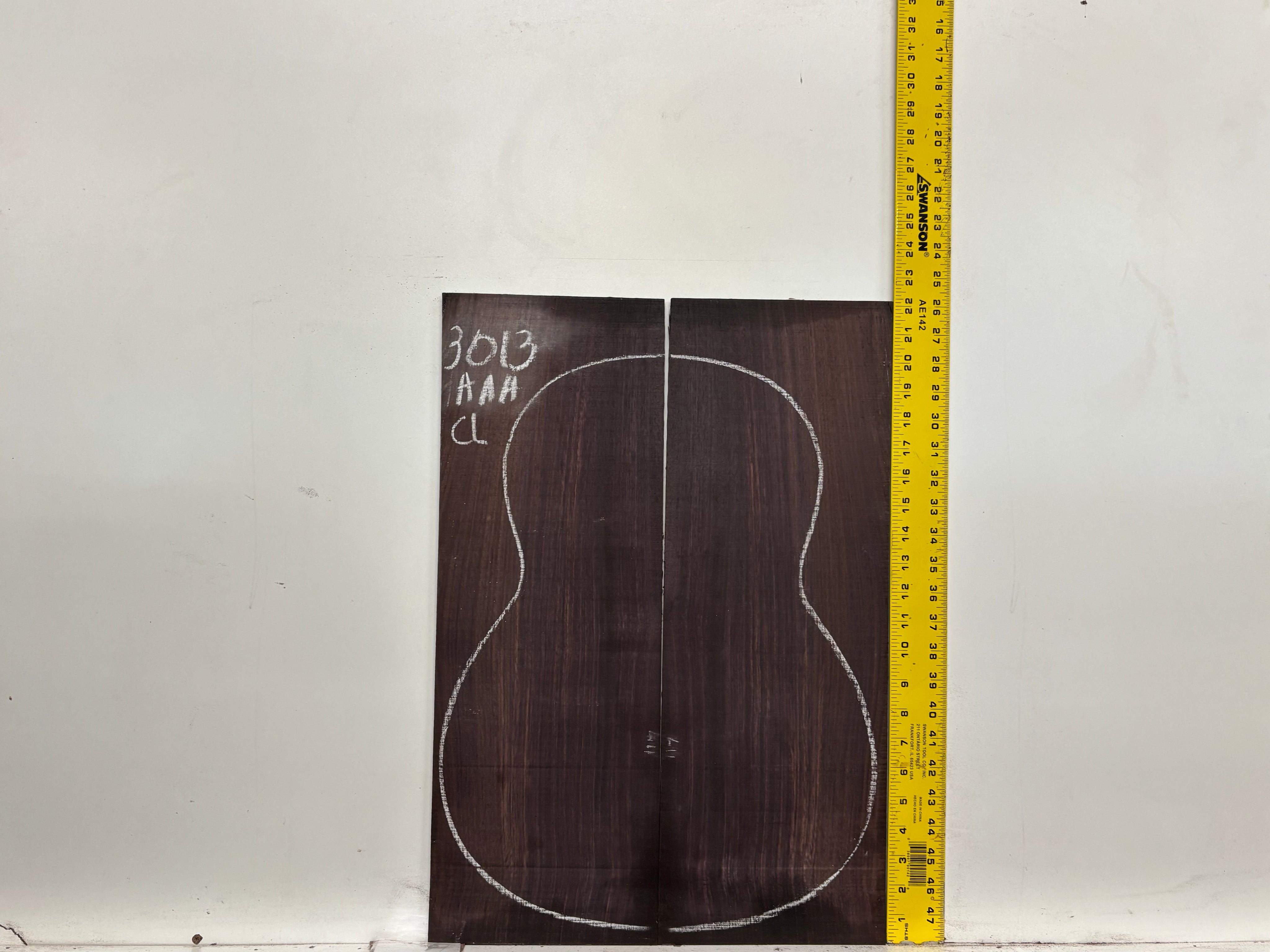 East Indian Rosewood Classical AAA Grade Guitar Back & Side Set #3013 - Exotic Wood Zone