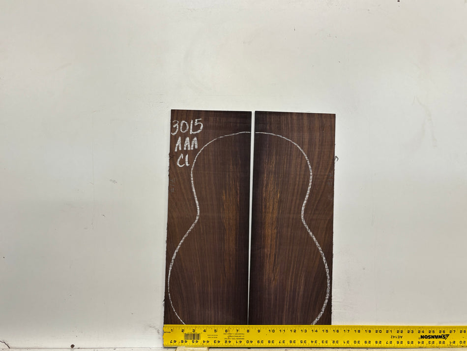 East Indian Rosewood Classical AAA Grade Guitar Back & Side Set #3015 - Exotic Wood Zone