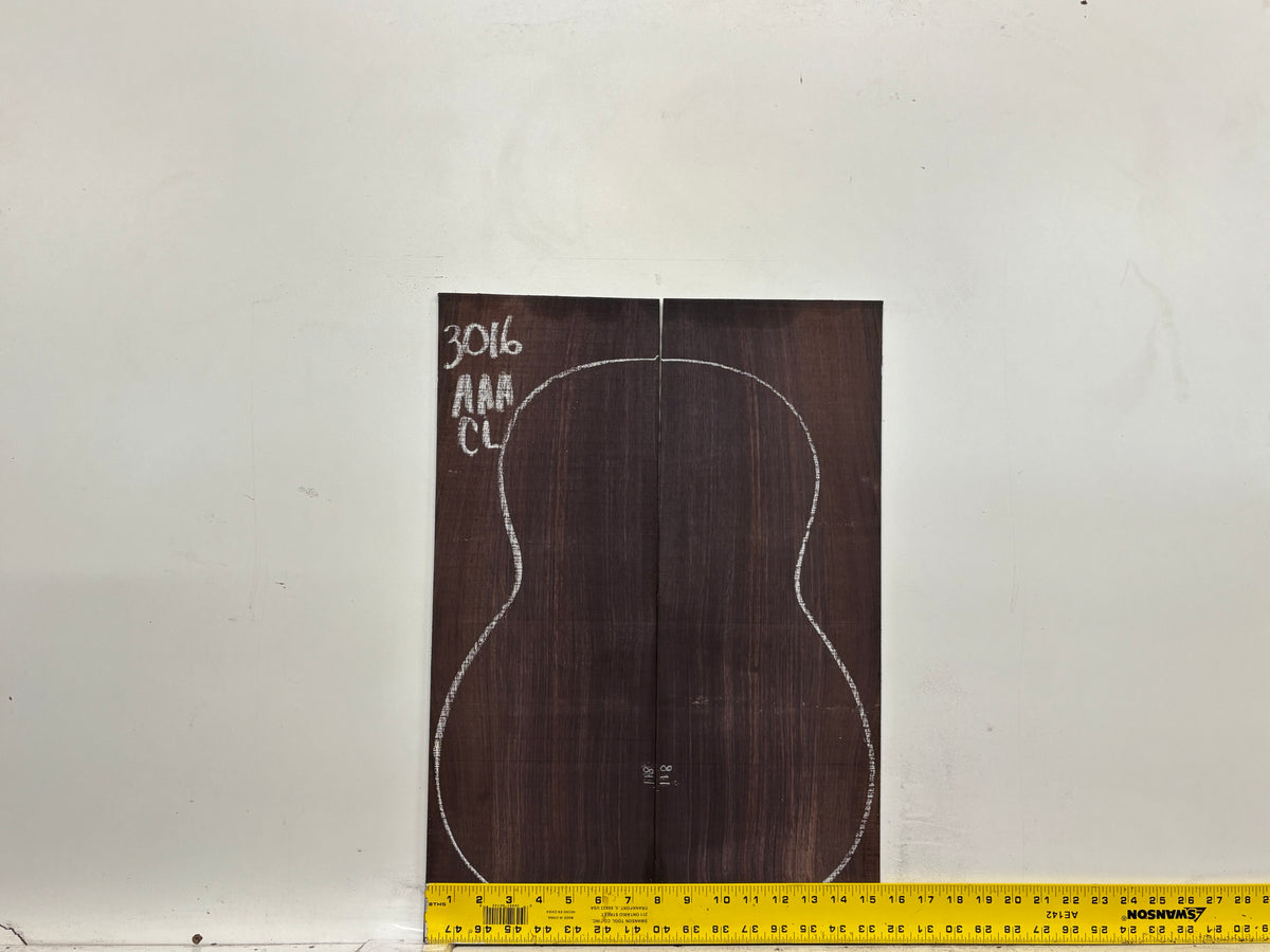 East Indian Rosewood Classical AAA Grade Guitar Back & Side Set #3016 - Exotic Wood Zone
