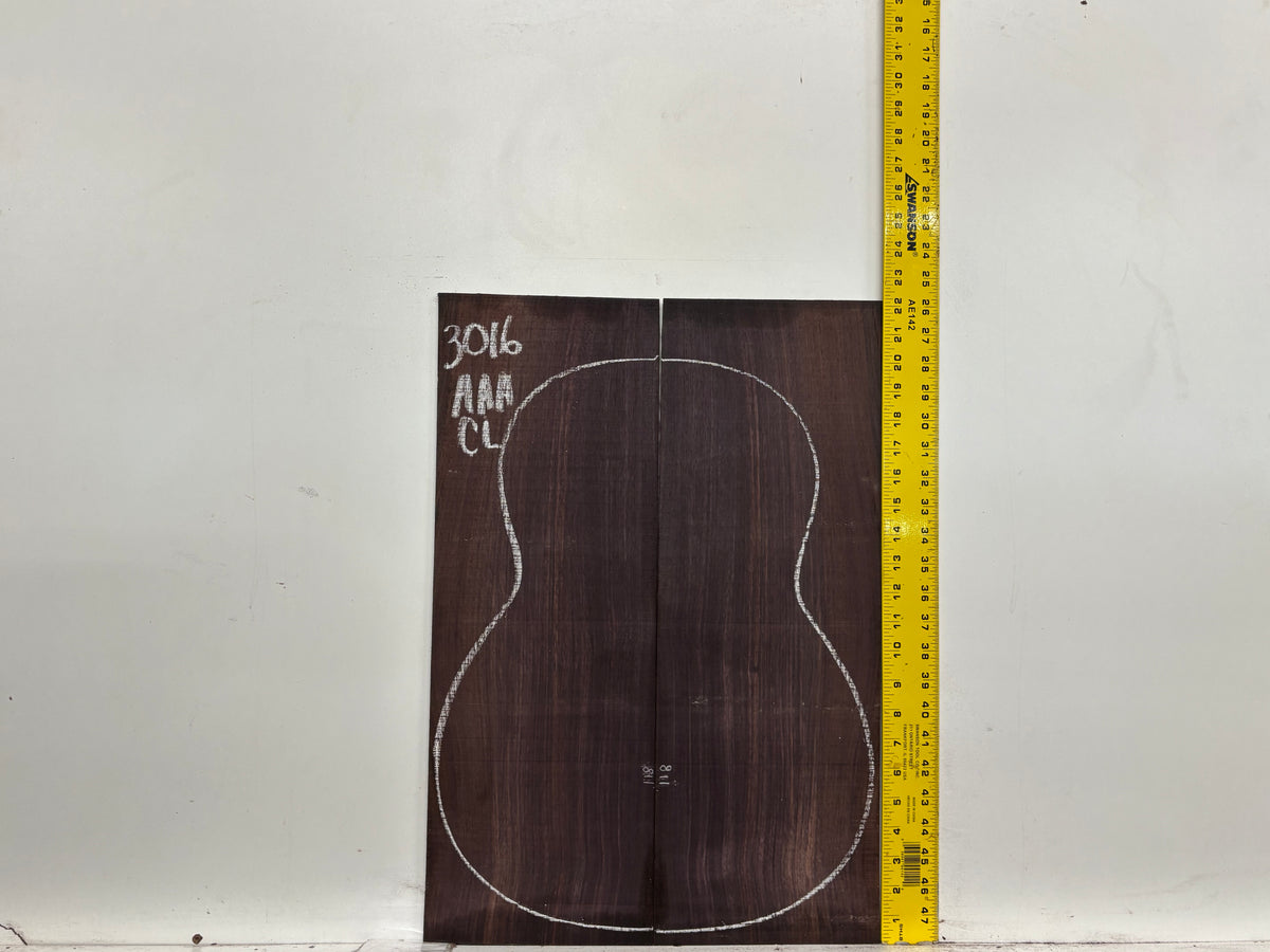 East Indian Rosewood Classical AAA Grade Guitar Back & Side Set #3016 - Exotic Wood Zone