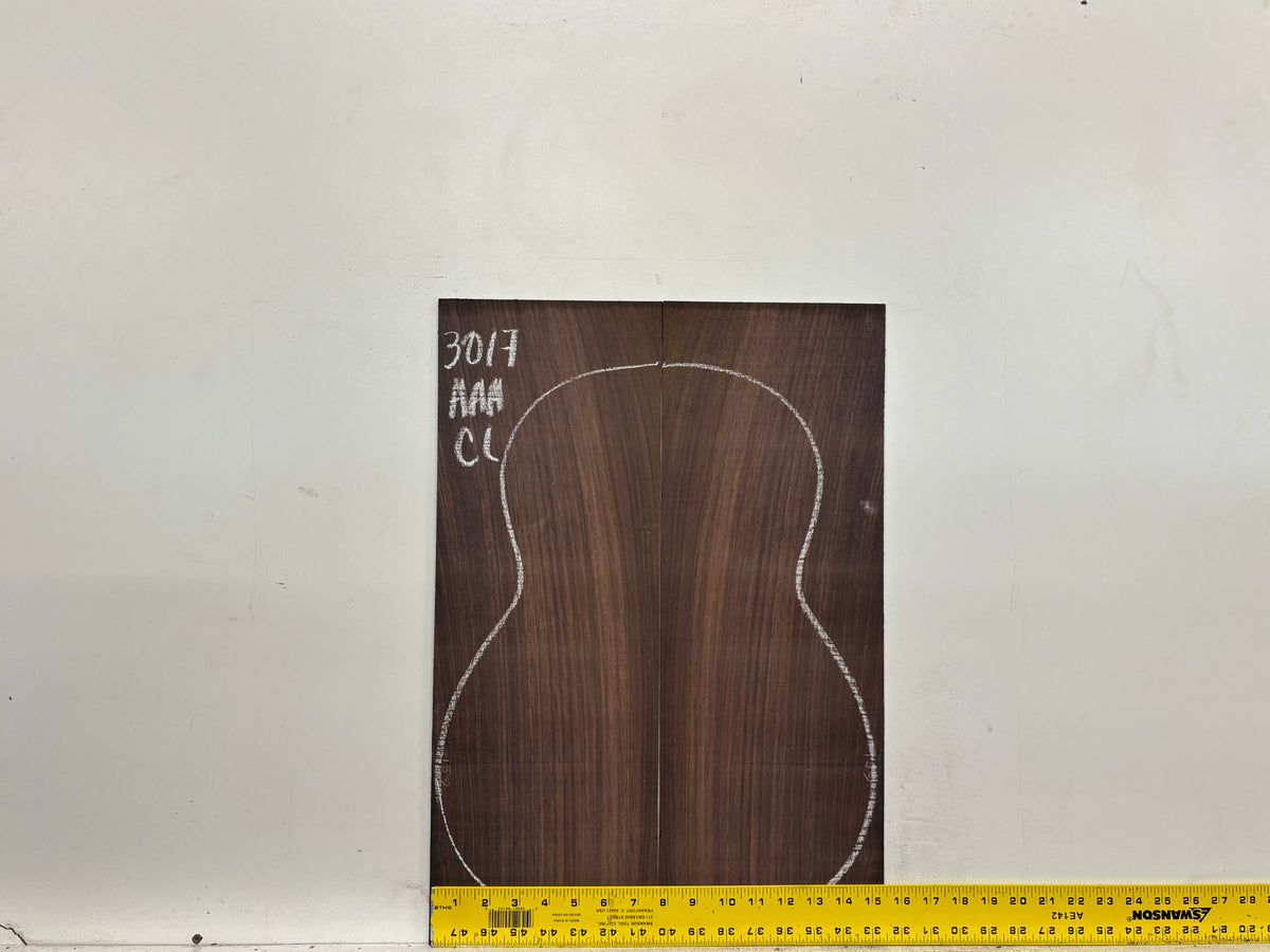 East Indian Rosewood Classical AAA Grade Guitar Back & Side Set #3017 - Exotic Wood Zone