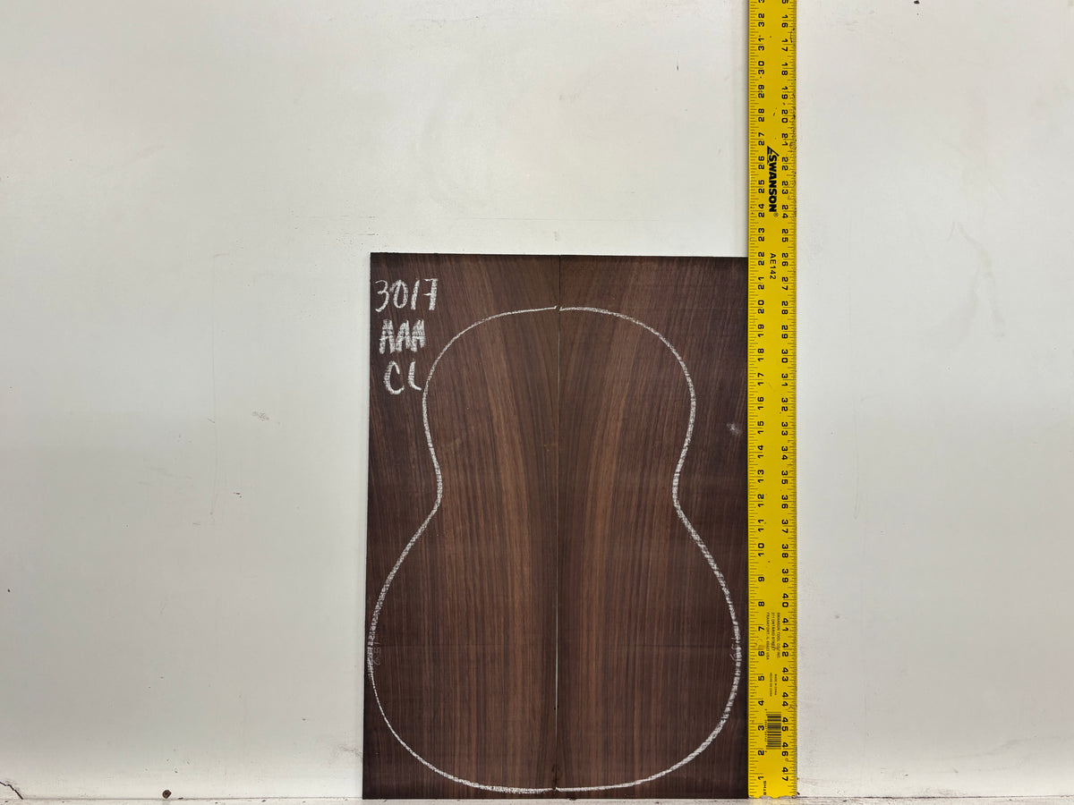 East Indian Rosewood Classical AAA Grade Guitar Back & Side Set #3017 - Exotic Wood Zone