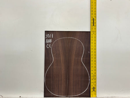 East Indian Rosewood Classical AAA Grade Guitar Back & Side Set #3017 - Exotic Wood Zone