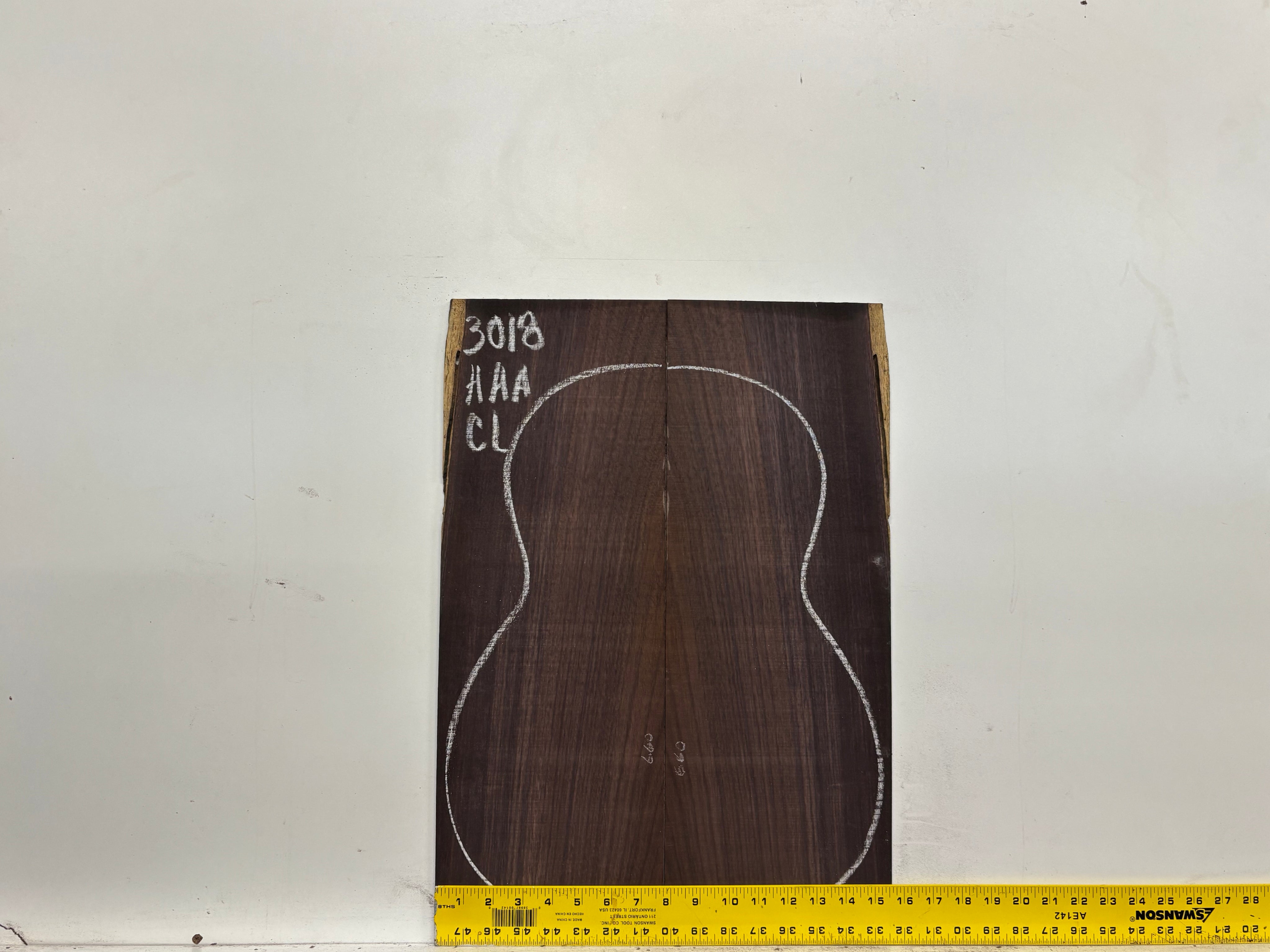 East Indian Rosewood Classical AAA Grade Guitar Back & Side Set #3018 - Exotic Wood Zone