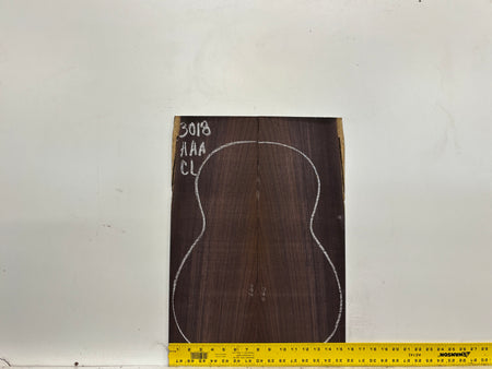 East Indian Rosewood Classical AAA Grade Guitar Back & Side Set #3018 - Exotic Wood Zone