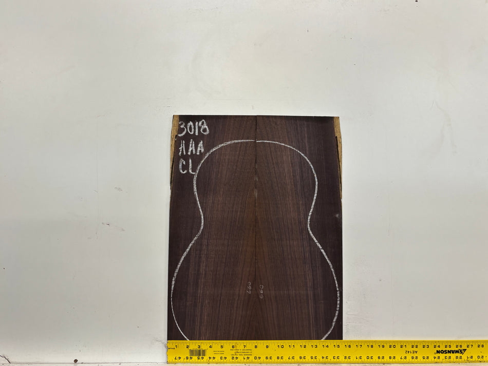 East Indian Rosewood Classical AAA Grade Guitar Back & Side Set #3018 - Exotic Wood Zone