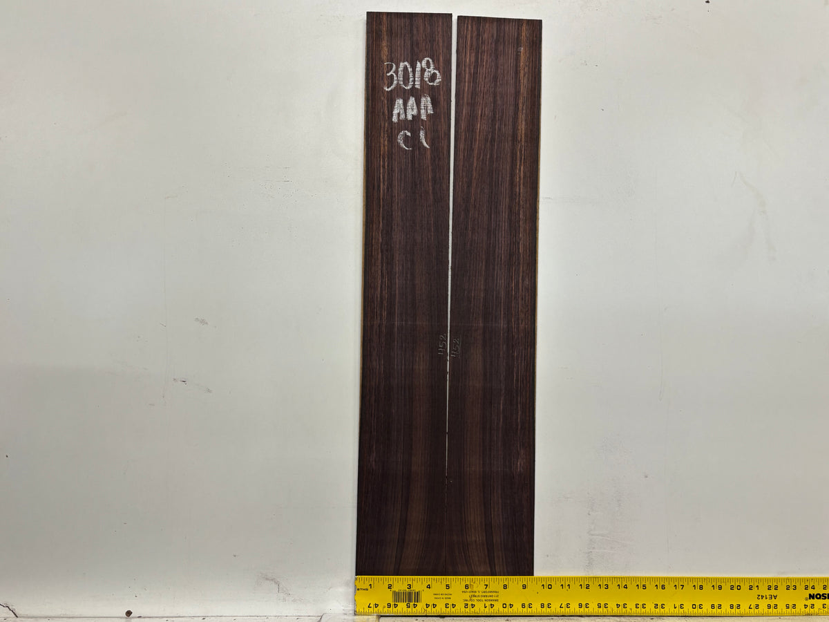 East Indian Rosewood Classical AAA Grade Guitar Back & Side Set #3018 - Exotic Wood Zone