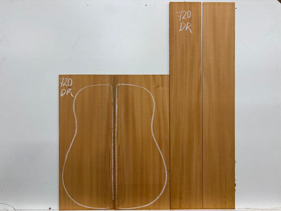 Mahogany Dreadnought Guitar Back & Side Set #720