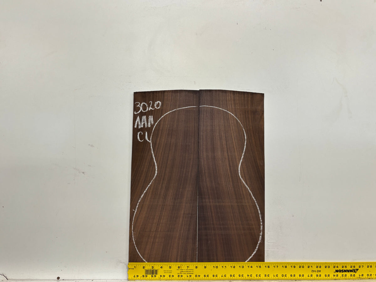 East Indian Rosewood Classical AAA Grade Guitar Back & Side Set #3020 - Exotic Wood Zone