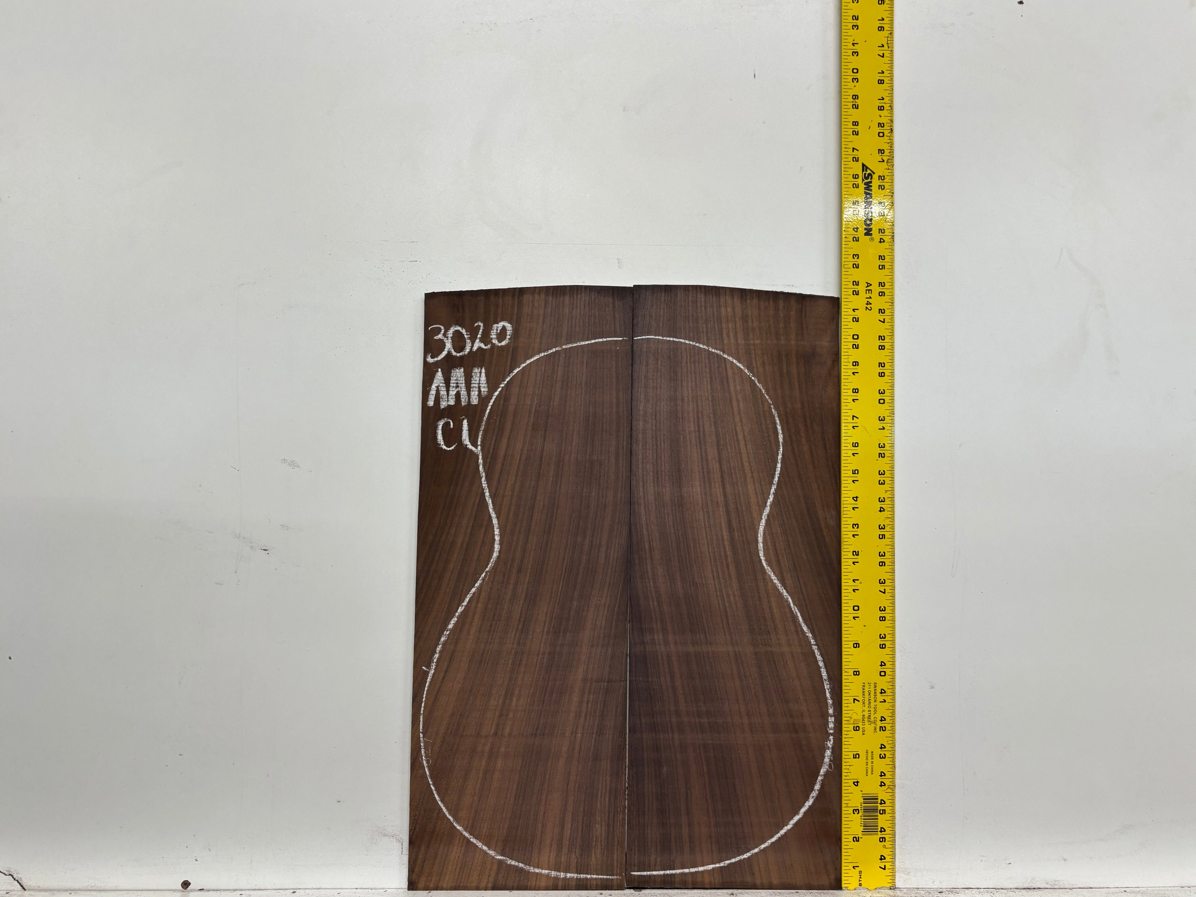 East Indian Rosewood Classical AAA Grade Guitar Back & Side Set #3020 - Exotic Wood Zone