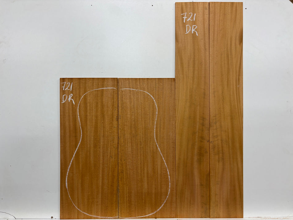 Mahogany Dreadnought Guitar Back & Side Set #721