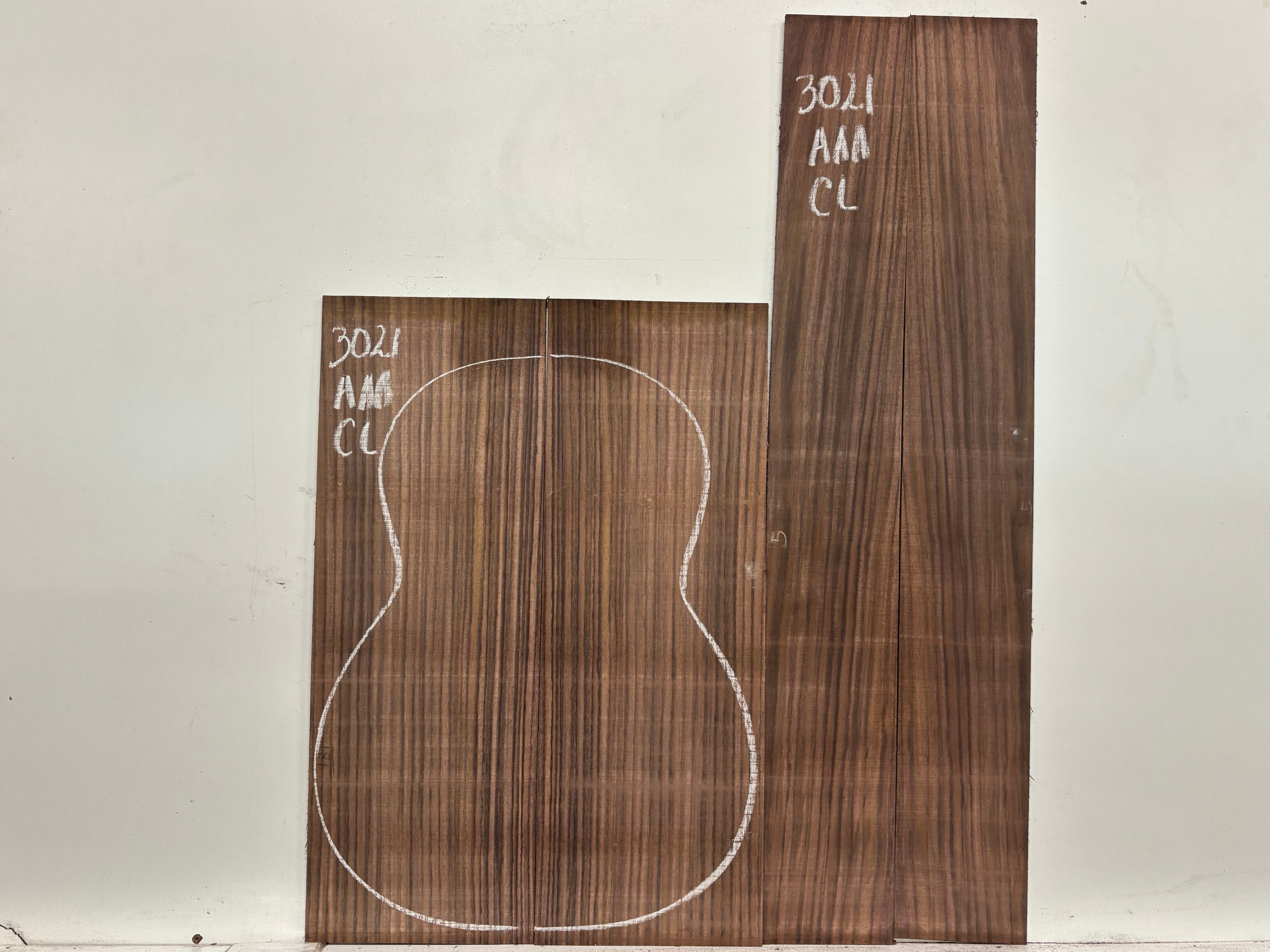 East Indian Rosewood Classical AAA Grade Guitar Back & Side Set #3021 - Exotic Wood Zone