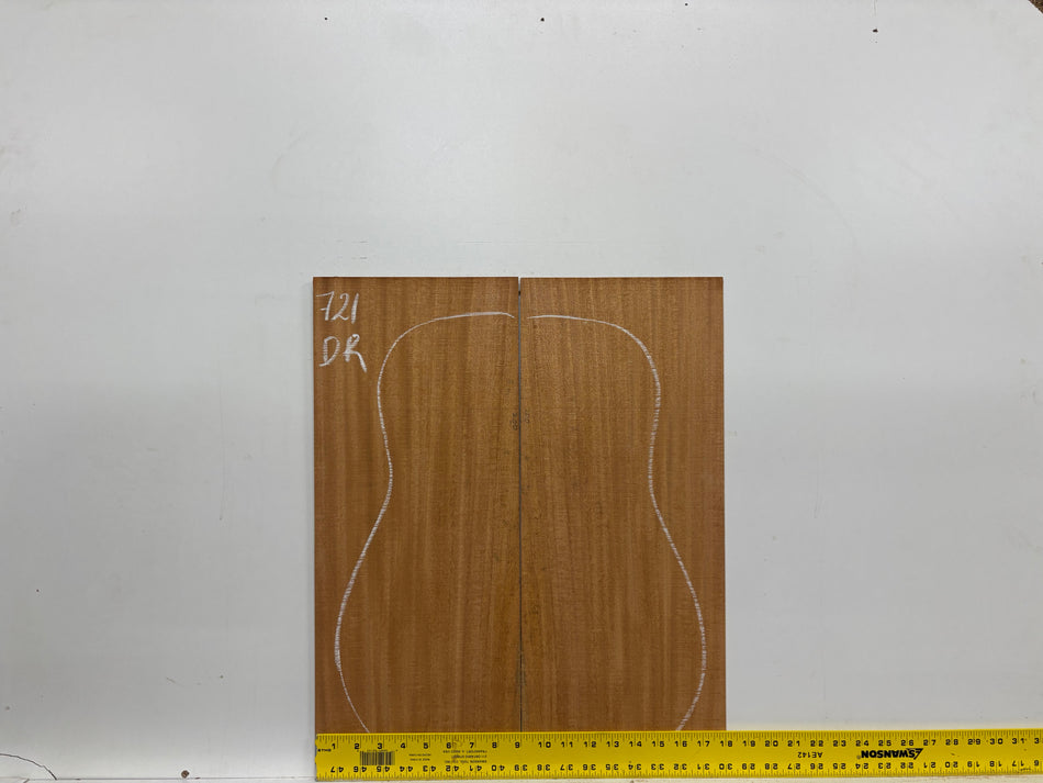 Mahogany Dreadnought Guitar Back & Side Set #721