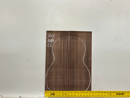 East Indian Rosewood Classical AAA Grade Guitar Back & Side Set #3021 - Exotic Wood Zone