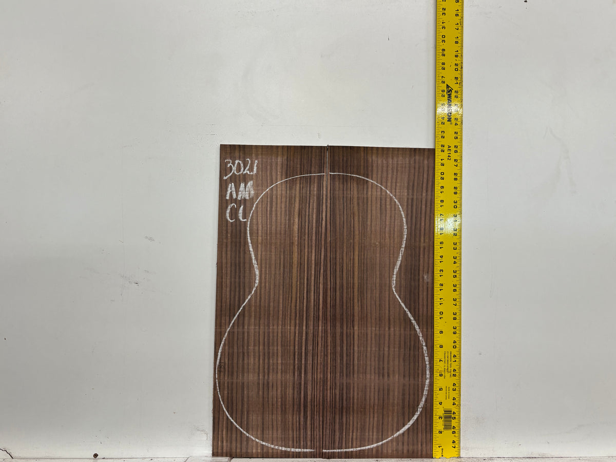 East Indian Rosewood Classical AAA Grade Guitar Back & Side Set #3021 - Exotic Wood Zone