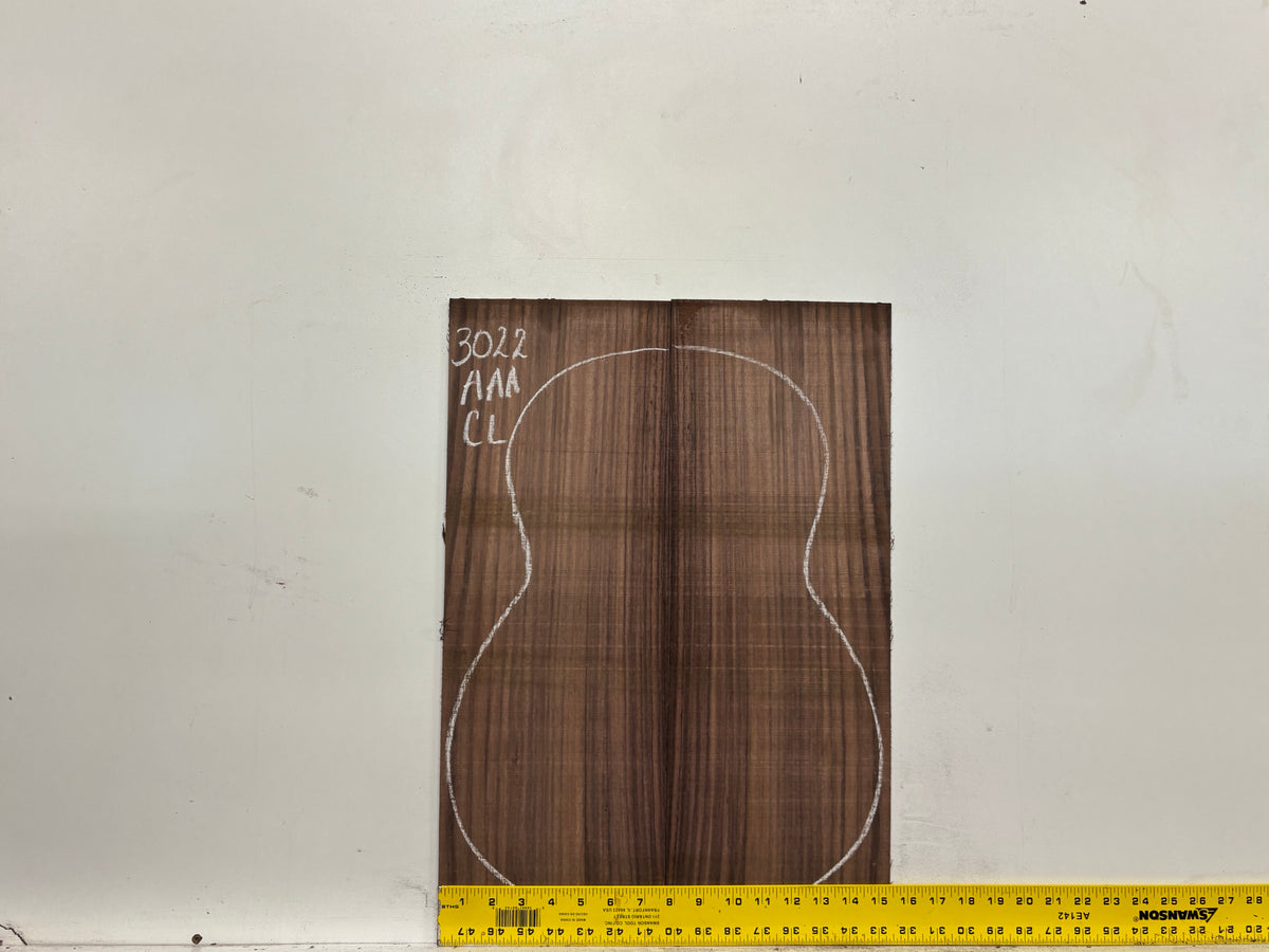 East Indian Rosewood Classical AAA Grade Guitar Back & Side Set #3022 - Exotic Wood Zone