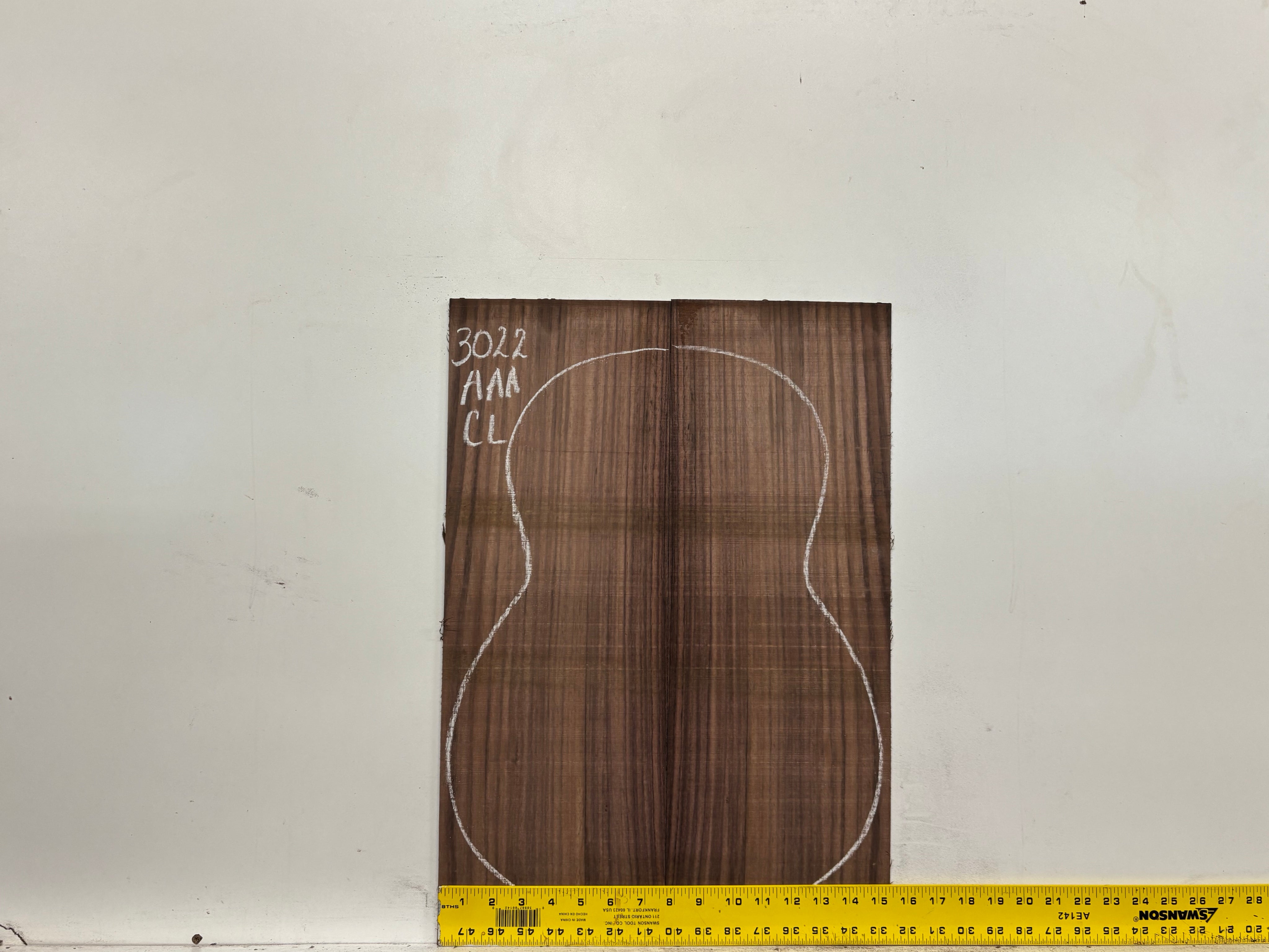 East Indian Rosewood Classical AAA Grade Guitar Back & Side Set #3022 - Exotic Wood Zone