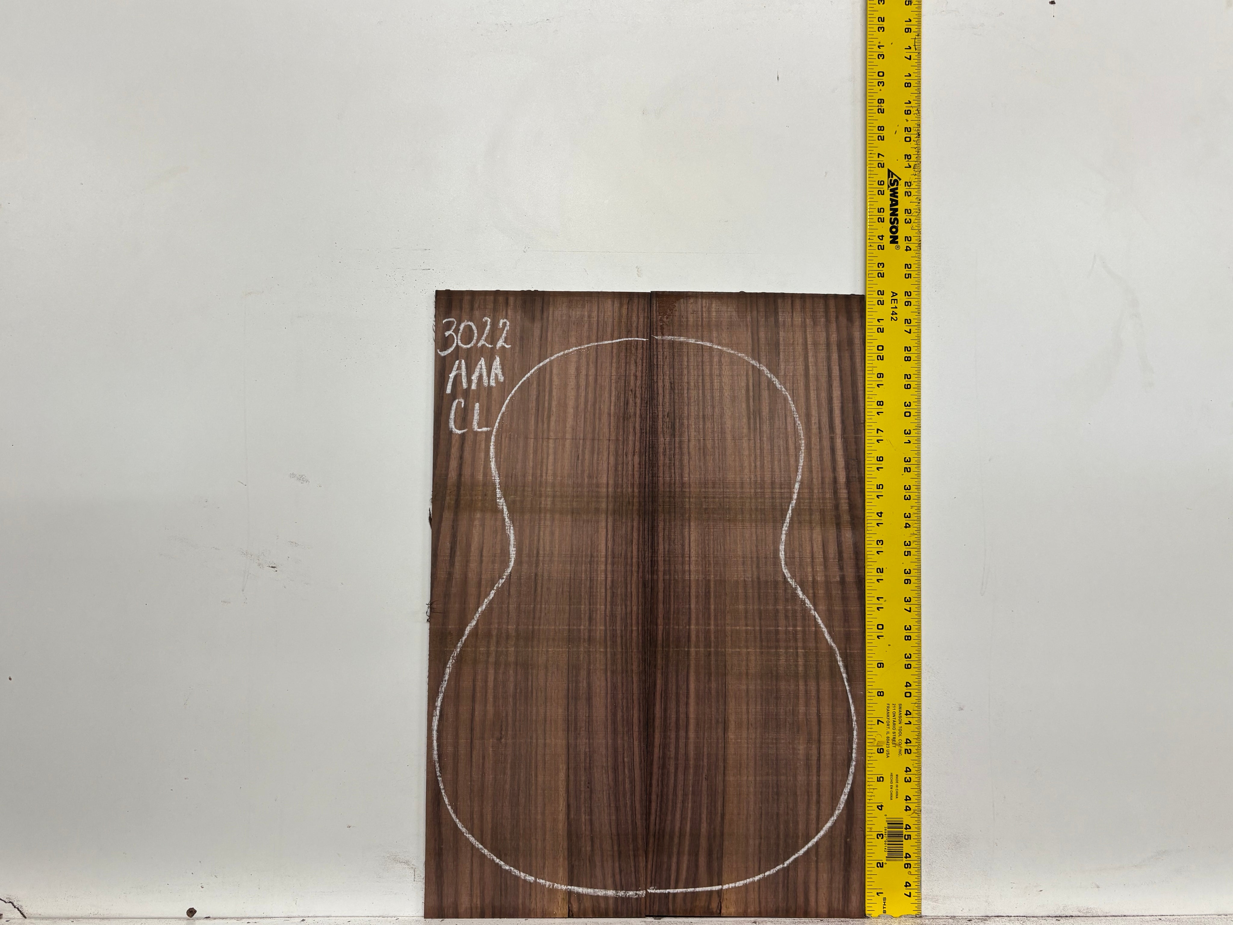 East Indian Rosewood Classical AAA Grade Guitar Back & Side Set #3022 - Exotic Wood Zone