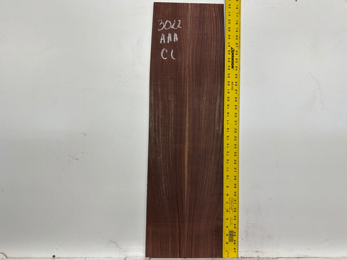 East Indian Rosewood Classical AAA Grade Guitar Back & Side Set #3022 - Exotic Wood Zone