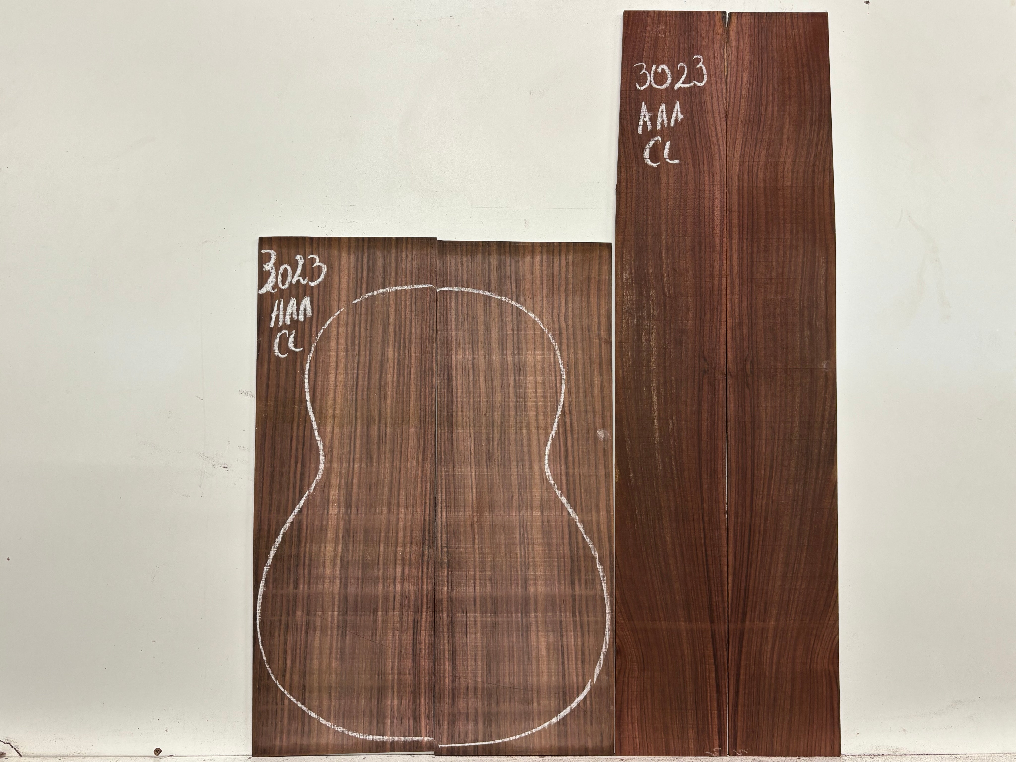 East Indian Rosewood Classical AAA Grade Guitar Back & Side Set #3023 - Exotic Wood Zone
