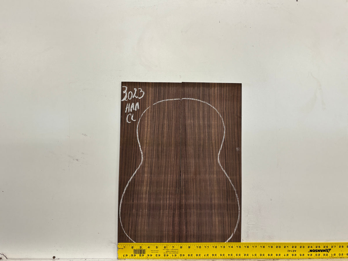 East Indian Rosewood Classical AAA Grade Guitar Back & Side Set #3023 - Exotic Wood Zone