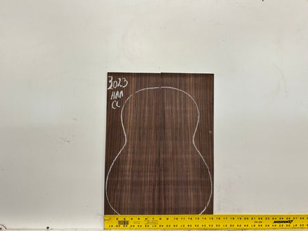 East Indian Rosewood Classical AAA Grade Guitar Back & Side Set #3023 - Exotic Wood Zone