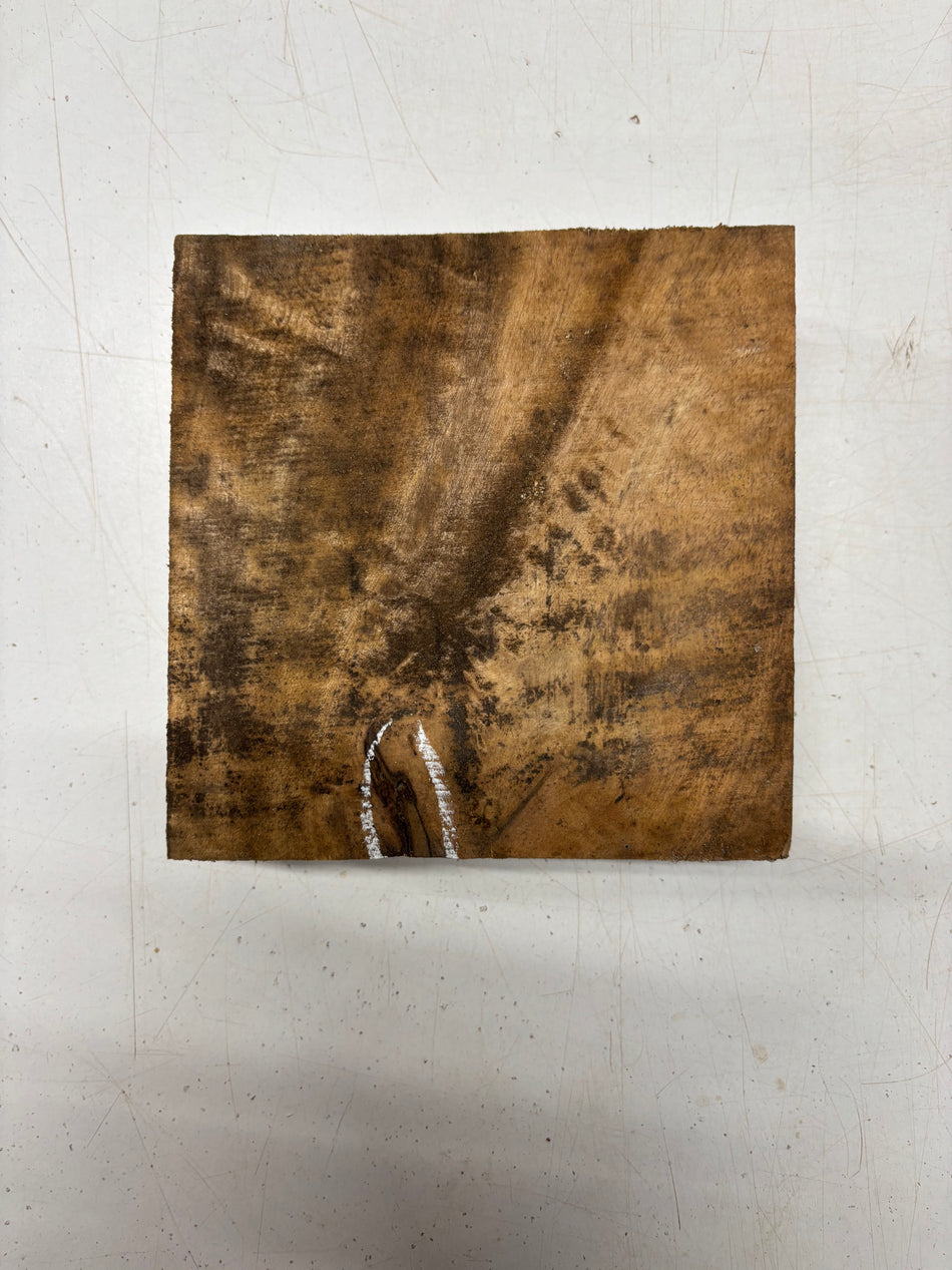 1 Piece, Golden Flame Mango Bowl Blank 6"x6"x2"#6251