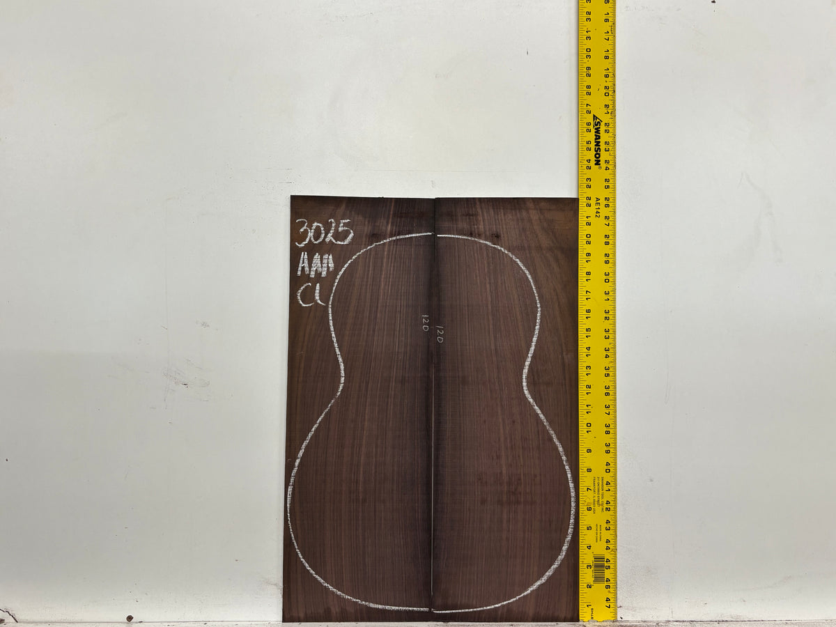 East Indian Rosewood Classical AAA Grade Guitar Back & Side Set #3025 - Exotic Wood Zone