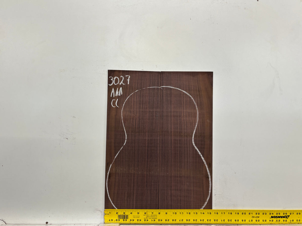 East Indian Rosewood Classical AAA Grade Guitar Back & Side Set #3027 - Exotic Wood Zone