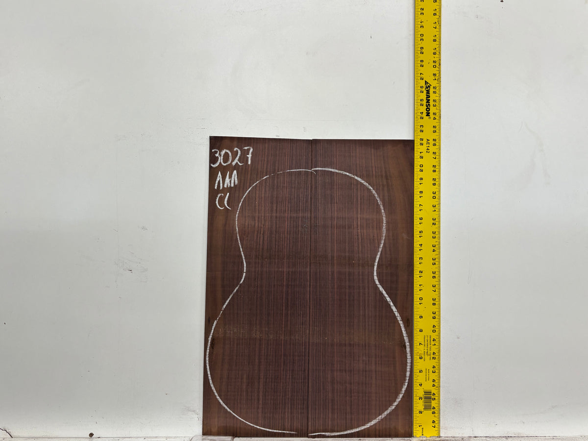 East Indian Rosewood Classical AAA Grade Guitar Back & Side Set #3027 - Exotic Wood Zone