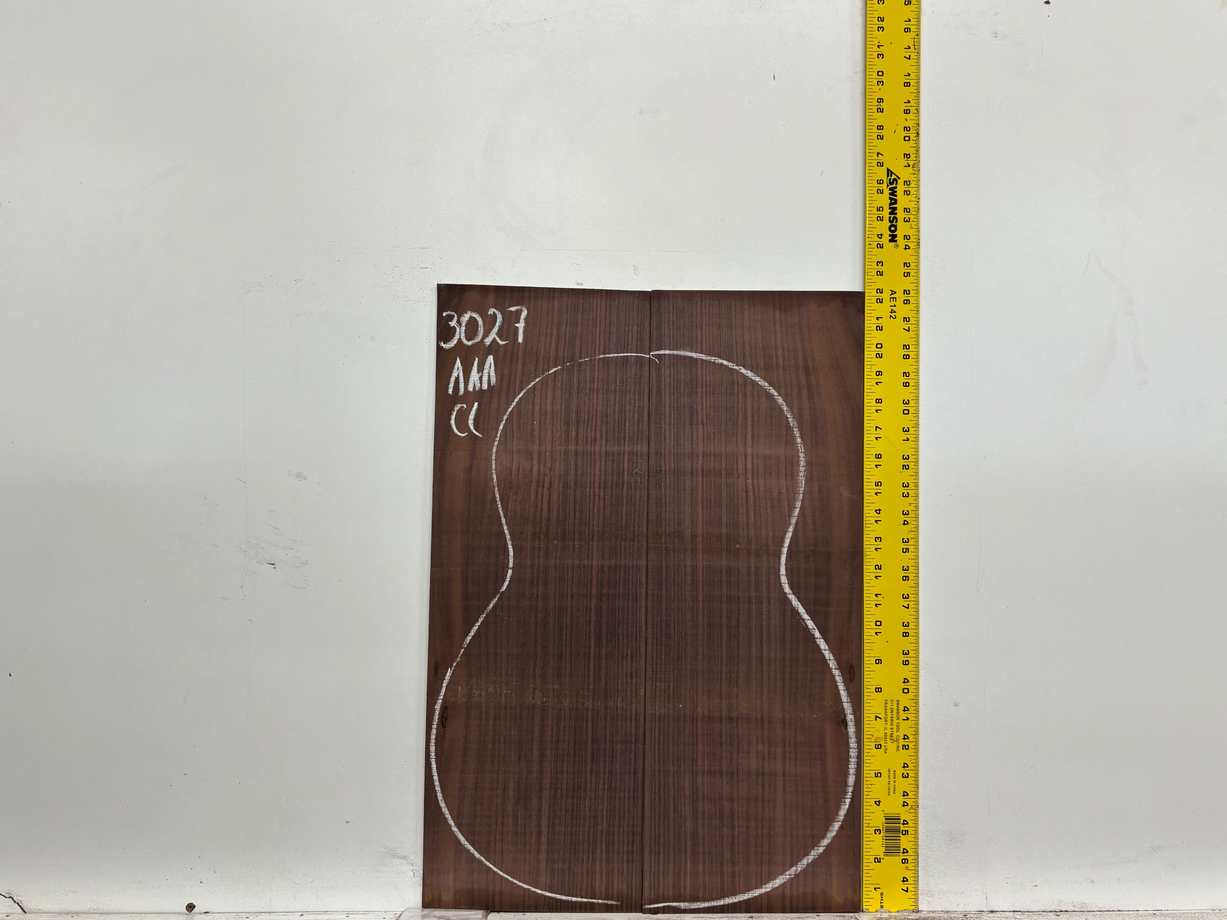 East Indian Rosewood Classical AAA Grade Guitar Back & Side Set #3027 - Exotic Wood Zone