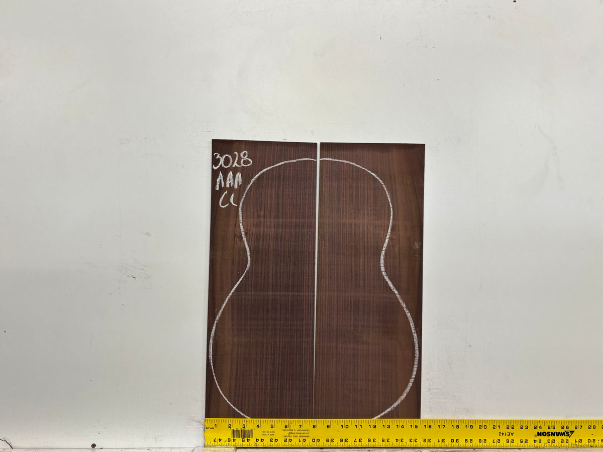 East Indian Rosewood Classical AAA Grade Guitar Back & Side Set #3028 - Exotic Wood Zone