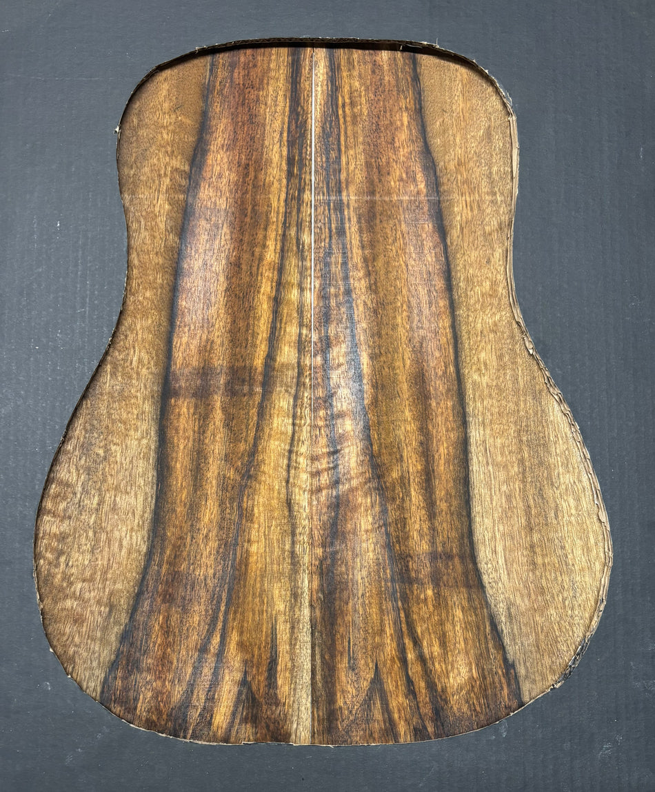 Juego de fondo y aros de guitarra de grado AAAA Dreadnought de palisandro de la India Oriental #61 