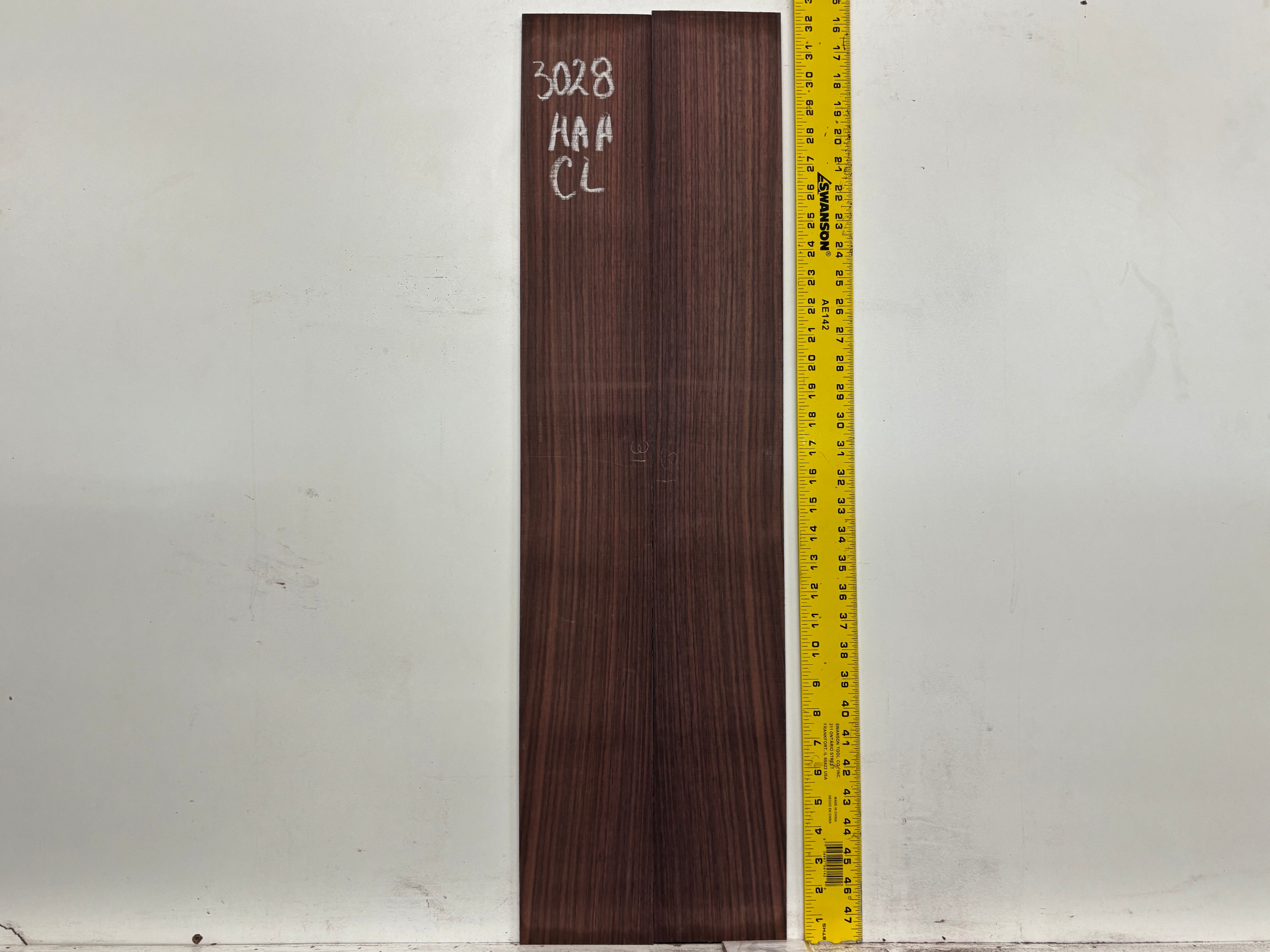 East Indian Rosewood Classical AAA Grade Guitar Back & Side Set #3028 - Exotic Wood Zone