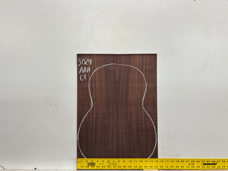 East Indian Rosewood Classical AAA Grade Guitar Back & Side Set #3029 - Exotic Wood Zone