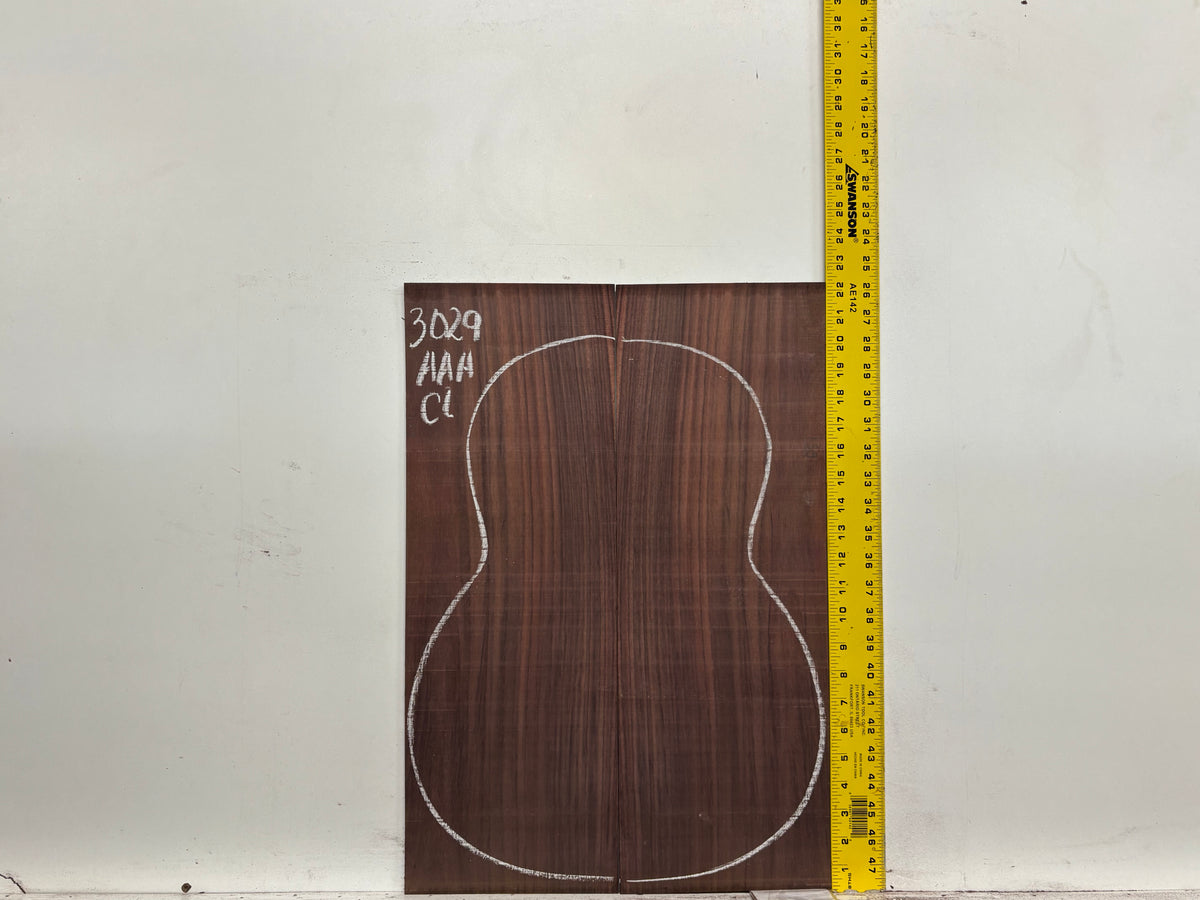 East Indian Rosewood Classical AAA Grade Guitar Back & Side Set #3029 - Exotic Wood Zone