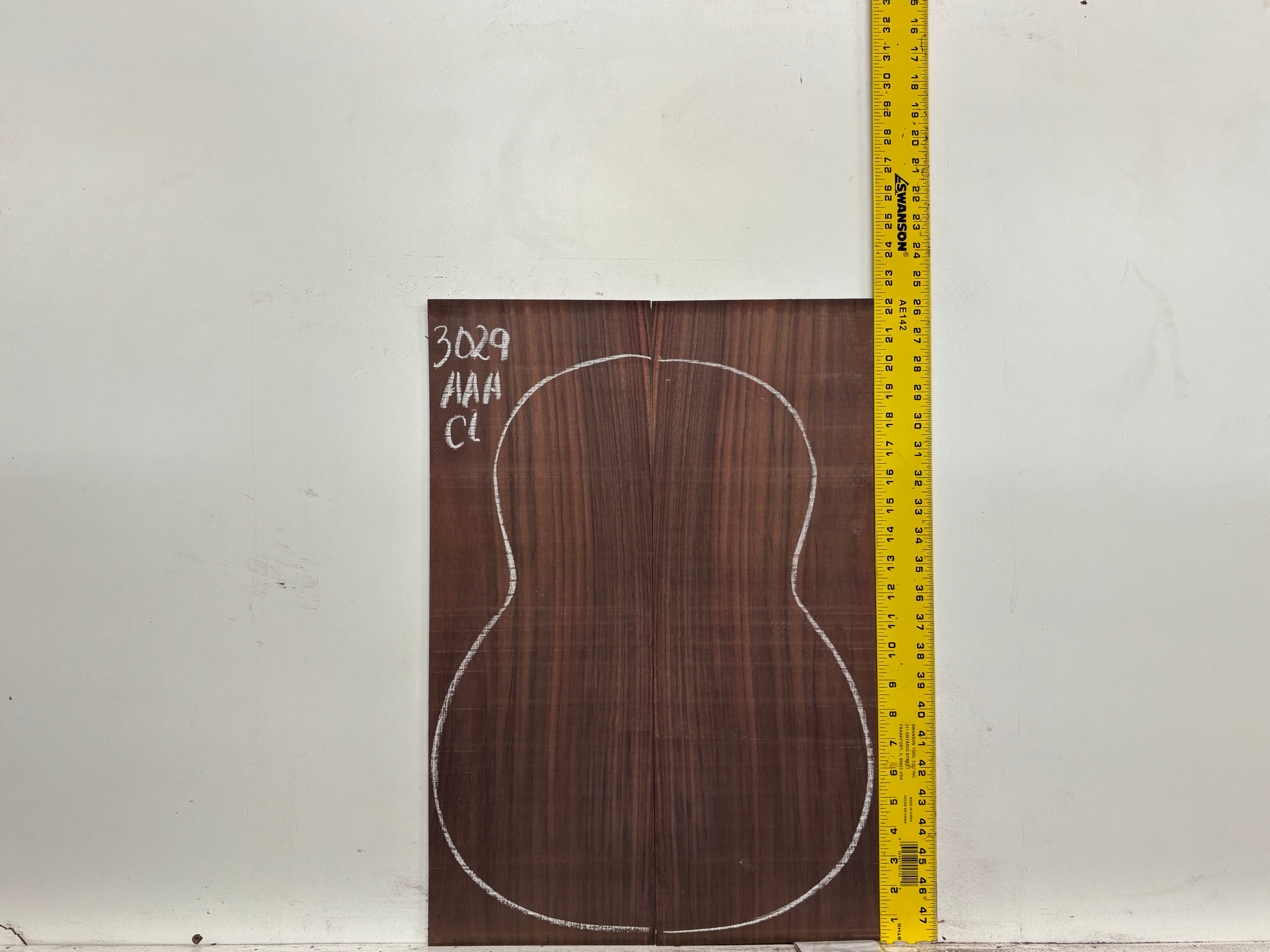 East Indian Rosewood Classical AAA Grade Guitar Back & Side Set #3029 - Exotic Wood Zone