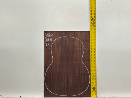 East Indian Rosewood Classical AAA Grade Guitar Back & Side Set #3029 - Exotic Wood Zone